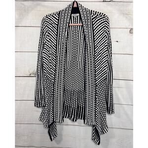 ZOZO Cardigan Sweater White Navy Size SM Preppy Chic